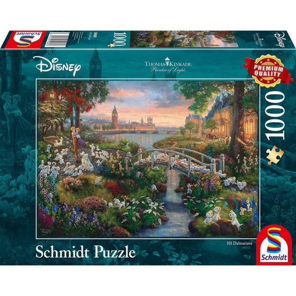 SCHMIDT 59489 - Puzzle - Disney, Disney, 101 Dalmatiner, 1000 Teile