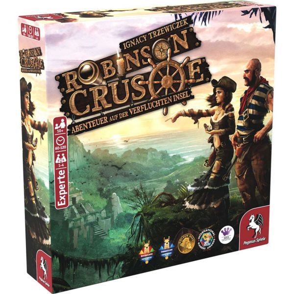 PEGASUS 51945G - Spiel - Robinson Crusoe, Abenteuer auf der Verfluchten Insel
