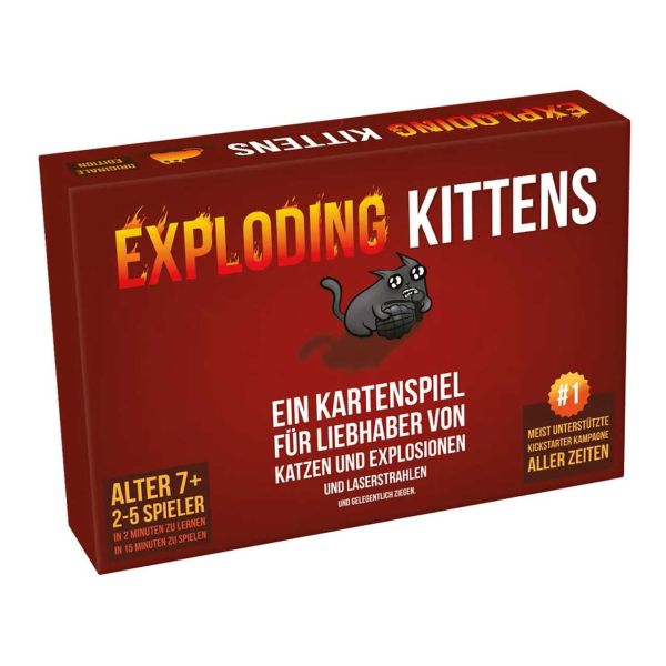 ASMODEE EXKD0011 - Kartenspiel - Exploding Kittens