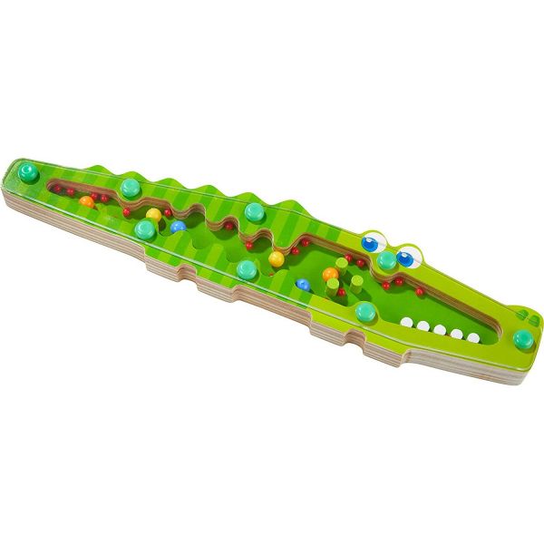 HABA 304822 - Klangspielzeug - Regenmacher Krokodil
