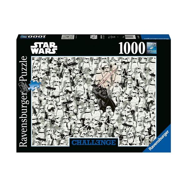 RAVENSBURGER 14989 - Puzzle - Challenge Star Wars, Darth Vader Klonkrieger, 1000 Teile
