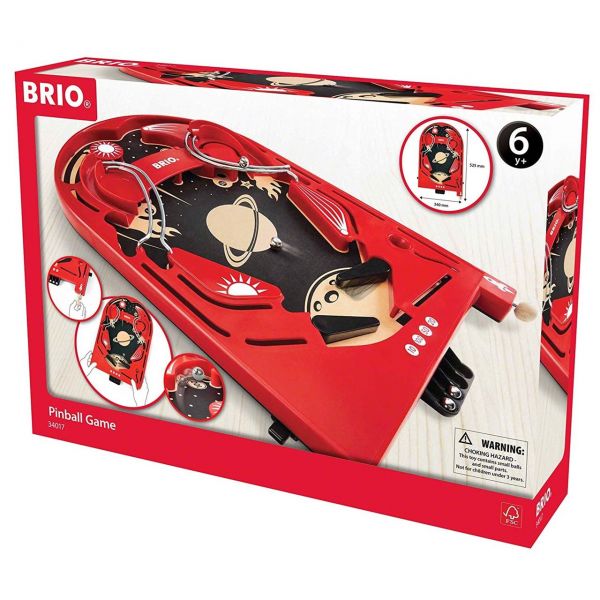 BRIO 34017 - Spiele - Holzflipper Space Safari Flipperspiel
