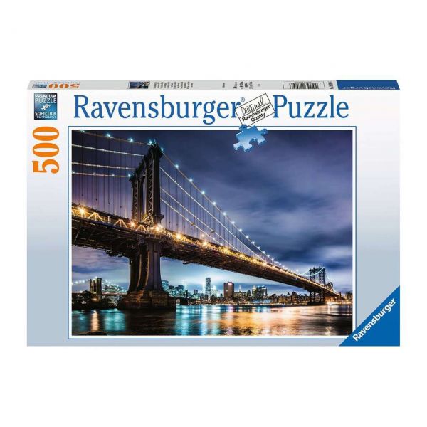RAVENSBURGER 16589 - Puzzle - New York: die Stadt, die niemals schläft, 500 Teile