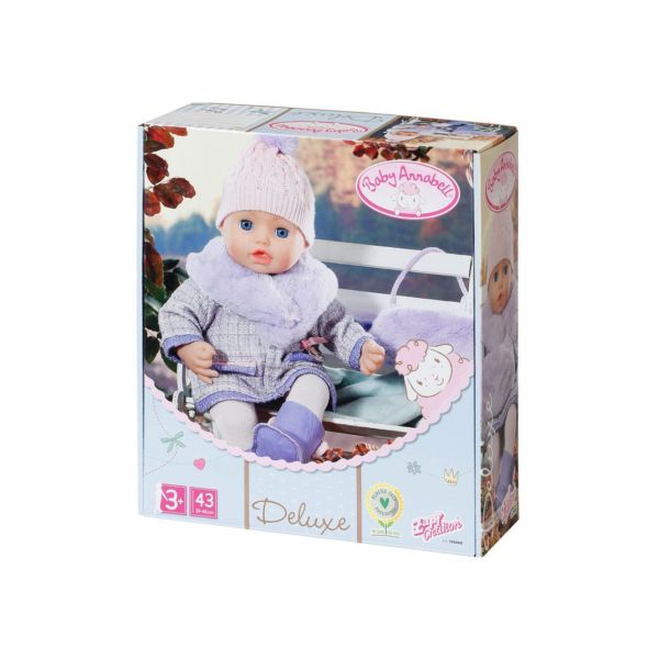 ZAPF 706060 - Baby Annabell® - Deluxe Mantel Set, 43cm