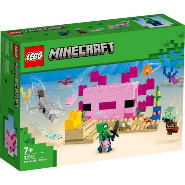 LEGO 21247 - Minecraft™ - Das Axolotl-Haus