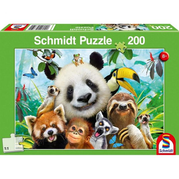 SCHMIDT 56359 - Puzzle - Einfach tierisch!, 200 Teile