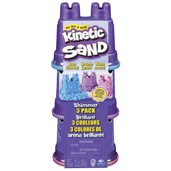 Spin Master 52126 - Kinetic Sand - Shimmers Multi Pack, 340g