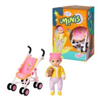 Zapf Creation 906156 - BABY born Minis - Playset Buggy mit Eli