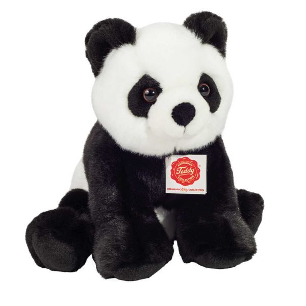 Teddy Hermann 924289 - Kuscheltier - Panda sitzend, 25cm