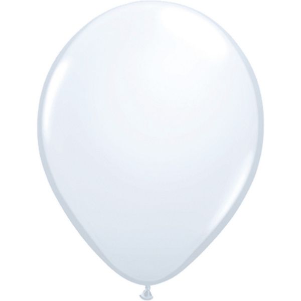 FOLAT 08104 - Latexballon 30cm - Weiß, 100 Stk.