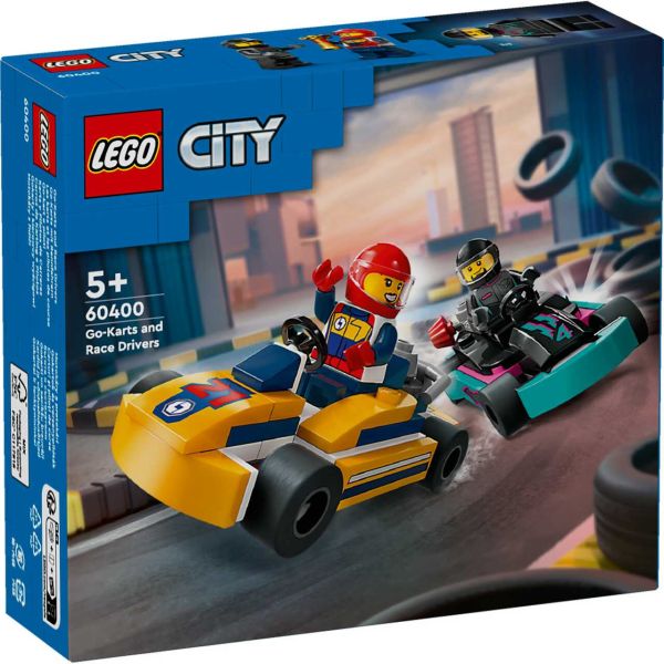 LEGO 60400 - City Fahrzeuge - Go-Karts mit Rennfahrern