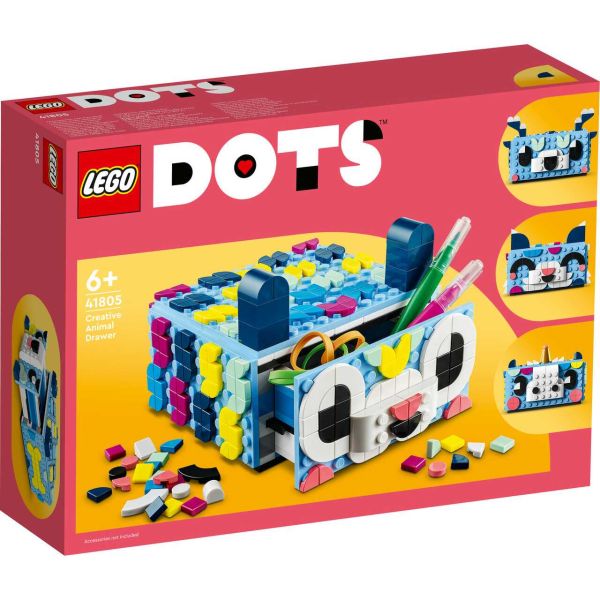 LEGO 41805 - DOTS - Tier-Kreativbox mit Schubfach