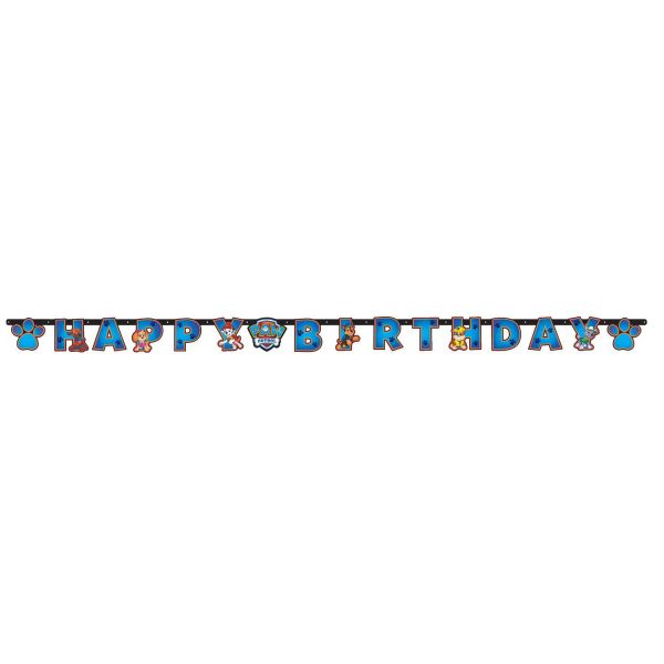 AMSCAN 9903823 - Paw Patrol - Partykette Happy Birthday
