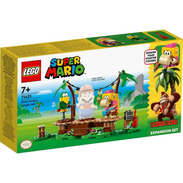 LEGO 71421 - Super Mario™ - Dixie Kongs Dschungel-Jam, Erweiterungsset