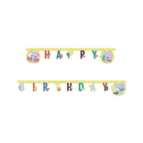 DP 91103 - Geburtstag Party - Peppa Pig Geburtstagskette, 2 m