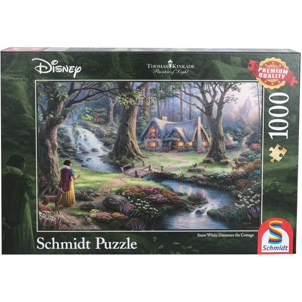 SCHMIDT 59485 - Puzzle - Thomas Kinkade, Disney Schneewittchen, 1000 Teile