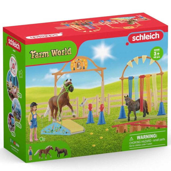 SCHLEICH 42481 - Farm World - Pony Agility Training
