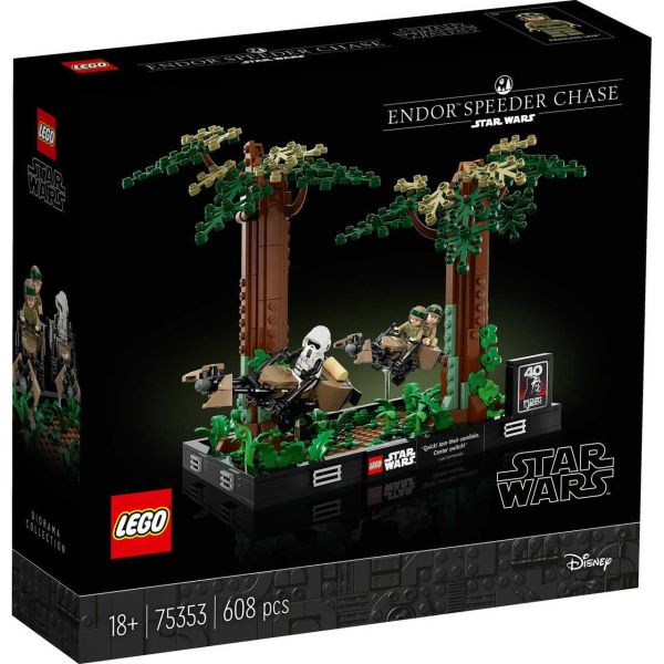 LEGO 75353 - Star Wars™ - Verfolgungsjagd auf Endor™ – Diorama