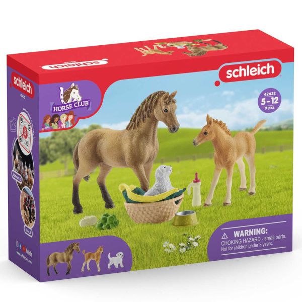 SCHLEICH 42432 - Horse Club - Sarahs Tierbaby Pflege