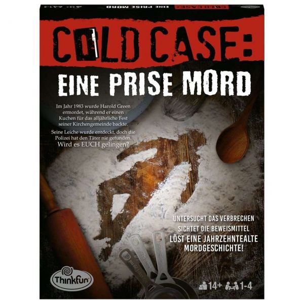 ThinkFun 76465 - Knobelspiel - Cold Case: Eine Prise Mord