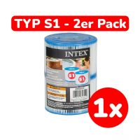 INTEX 29001 - Filterkartusche, Typ S1, 2er Pack