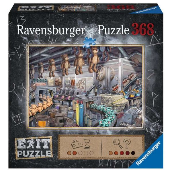 RAVENSBURGER 16484 - Puzzle - Exit: In der Spielzeugfabrik, 368 Teile