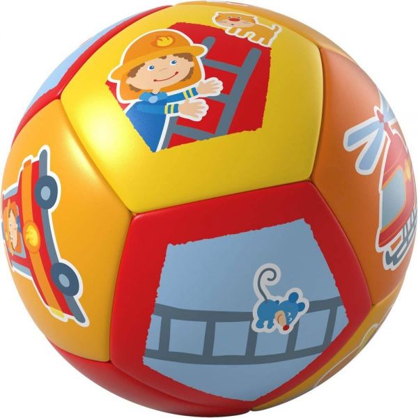 HABA 304596 - Baby-Ball - Feuerwehr, ca. 14 cm
