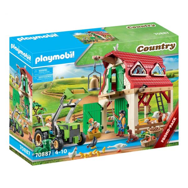 PLAYMOBIL 70887 - Country - Bauernhof mit Kleintieraufzucht, Promo Pack