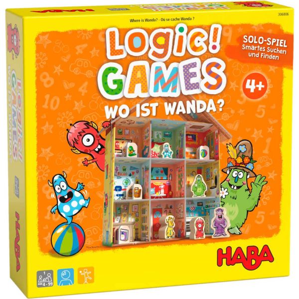 HABA 306806 - Lernspiel - Logic! GAMES, Wo ist Wanda?