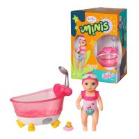 Zapf Creation 906101 - BABY born Minis - Playset Badewanne mit Amy