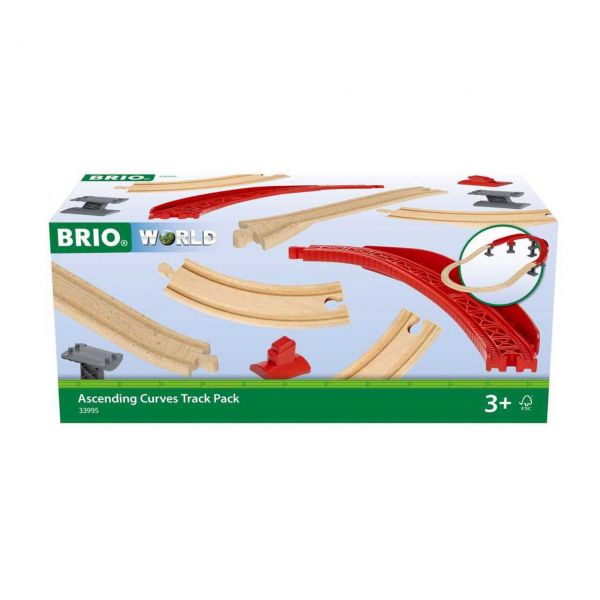 BRIO 33995 - World - Schienenpaket Berg und Tal