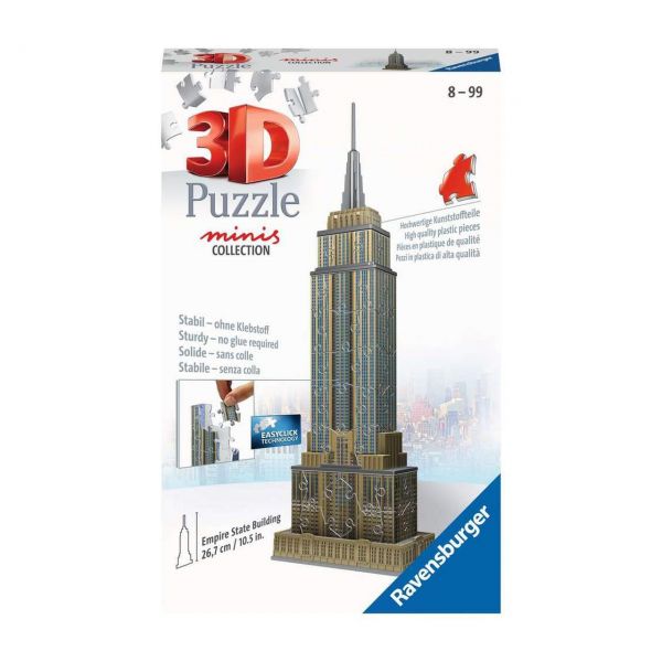 RAVENSBURGER 11271 - 3D Puzzle - Mini Empire State Building, 54 Teile
