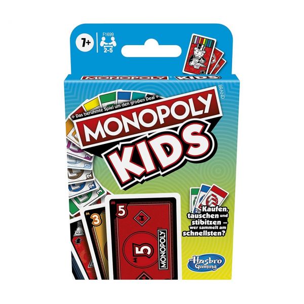 HASBRO F1699 - Kartenspiel - Monopoly Kids
