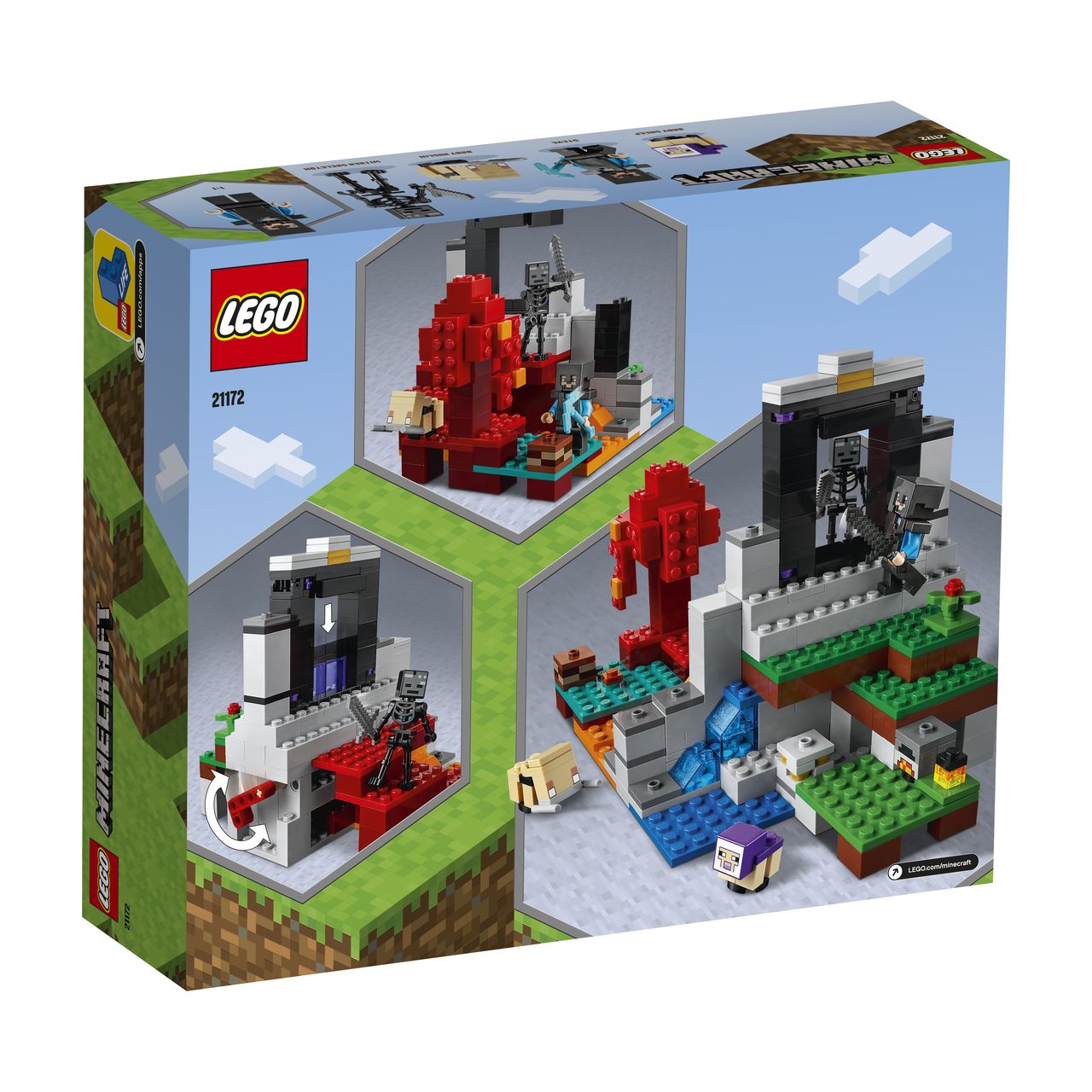LEGO 21172 - Minecraft™ - Das zerstörte Portal | Spielzeugwelten.de