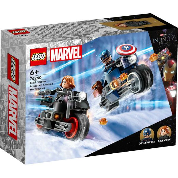 LEGO 76260 - Marvel Super Heroes™ - Black Widows &amp; Captain Americas Motorräder