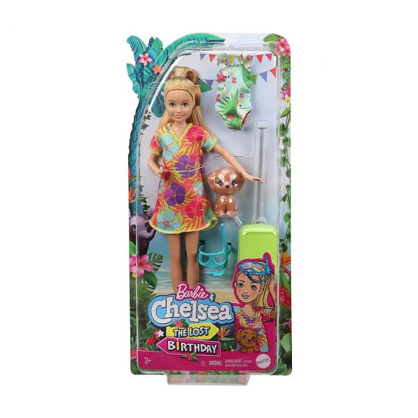 MATTEL GRT89 - Barbie - Dschungelabenteuer Stacie Puppe The Lost Birthday