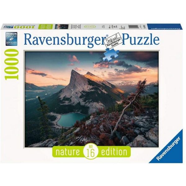 RAVENSBURGER 15011 - Puzzle - Abends in den Rocky Mountains, 1000 Teile
