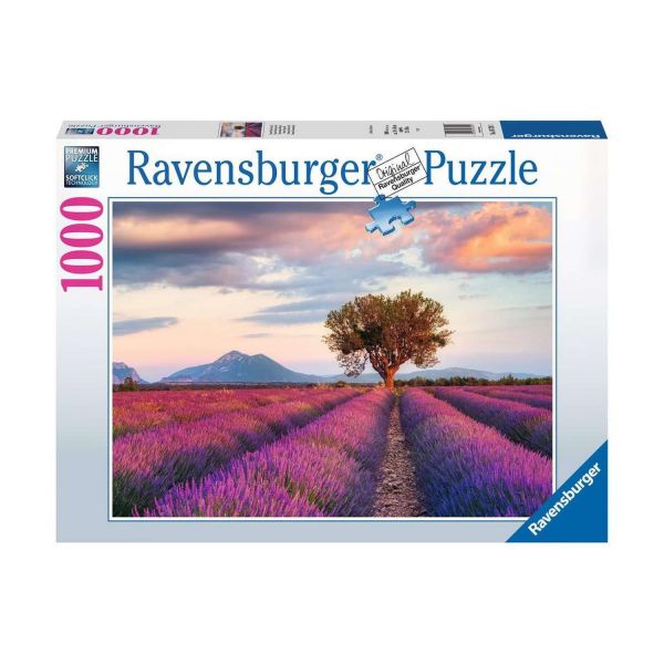 RAVENSBURGER 16724 - Puzzle - Lavendelfeld in der goldenen Stunde, 1000 Teile