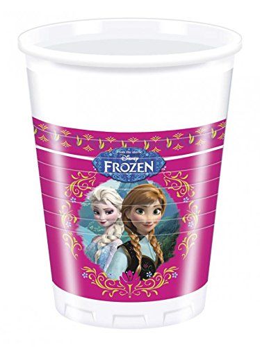 FOLAT 82500 - Geburtstag &amp; Party - Becher Disney Frozen, 8 Stk