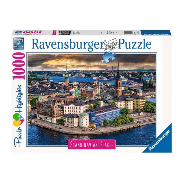RAVENSBURGER 16742 - Puzzle - Stockholm, Schweden, 1000 Teile