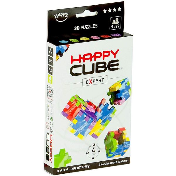 SMART GAMES 304 - Happy Cube - Expert, 6-er Pack