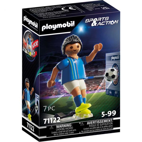 PLAYMOBIL 71122 - Sports &amp; Action - Fußballspieler Italien
