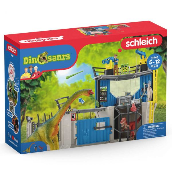 SCHLEICH 41462 - Dinosaurs - Große Dino-Forschungsstation, Version 2022