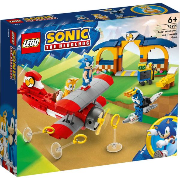 LEGO 76991 - Sonic the Hedgehog™ - Tails‘ Tornadoflieger mit Werkstatt
