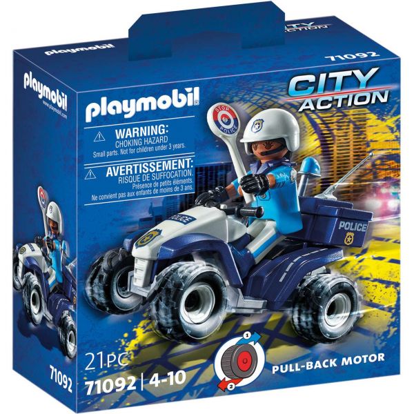 PLAYMOBIL 71092 - City Action - Polizei-Speed Quad