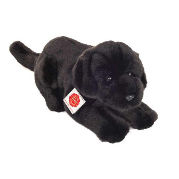 Teddy Hermann 919827 - Kuscheltier - Labrador liegend schwarz 30cm