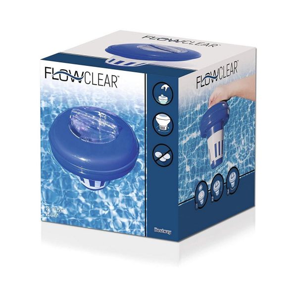 BESTWAY 58071 - Poolzubehör - Flowclear Dosier-Chemikalienschwimmer, 16,5 cm