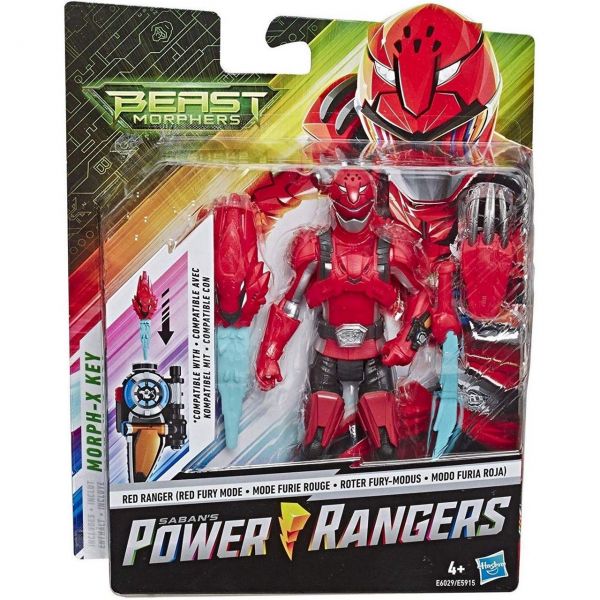 HASBRO E6029 - Power Rangers - Beast Morphers, RED RANGER