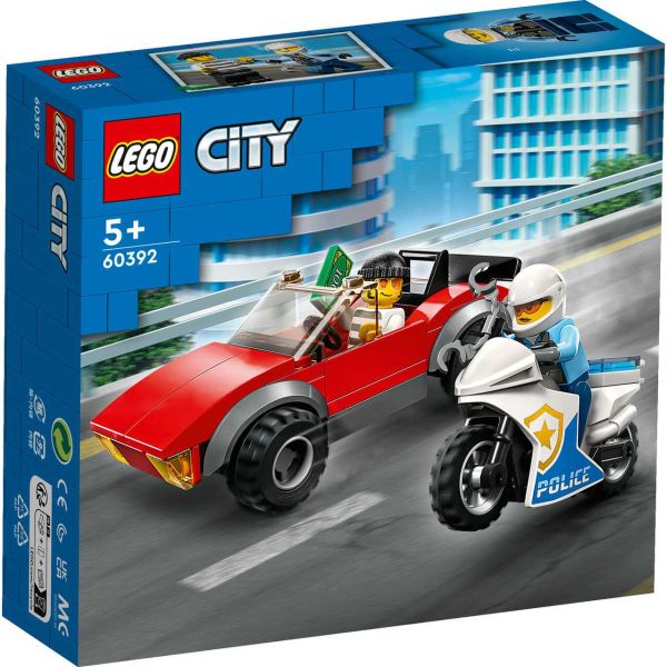 LEGO 60392 - City - Verfolgungsjagd mit dem Polizeimotorrad