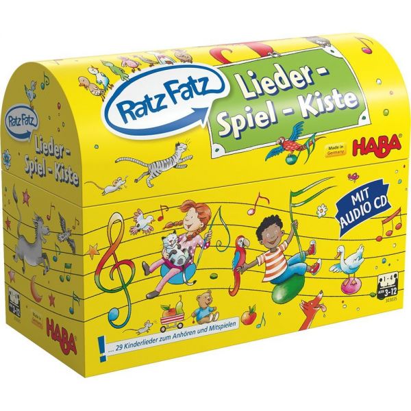 HABA 303035 - Lernspiel - Ratz-Fatz - Lieder-Spiel-Kiste